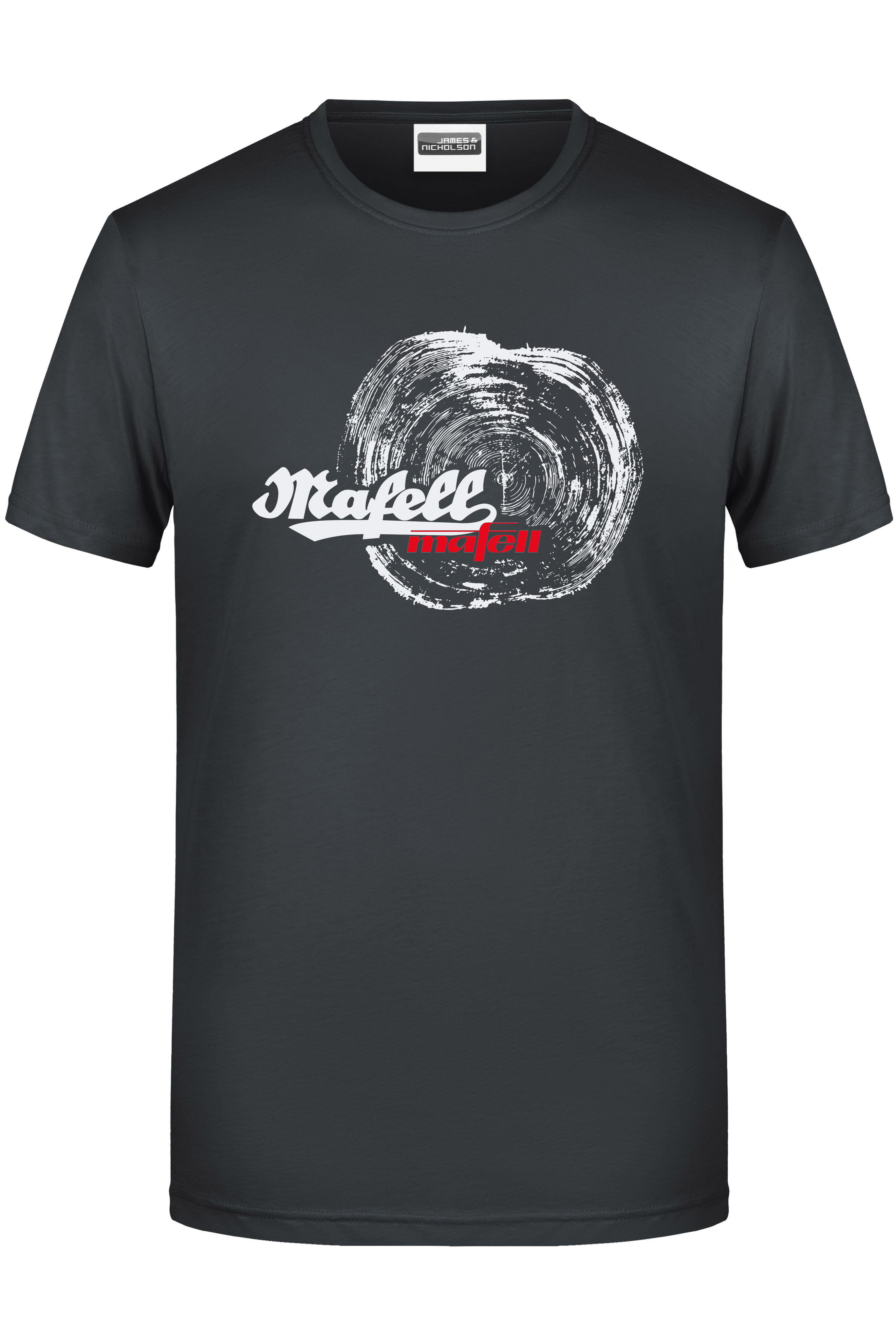 mafell T-Shirt Holzscheibe Schwarz