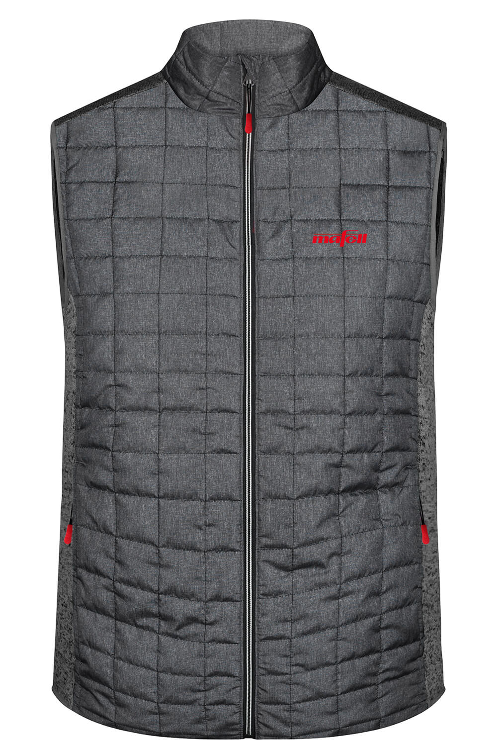 MAFELL Hybrid Weste Grau mit Logo Front