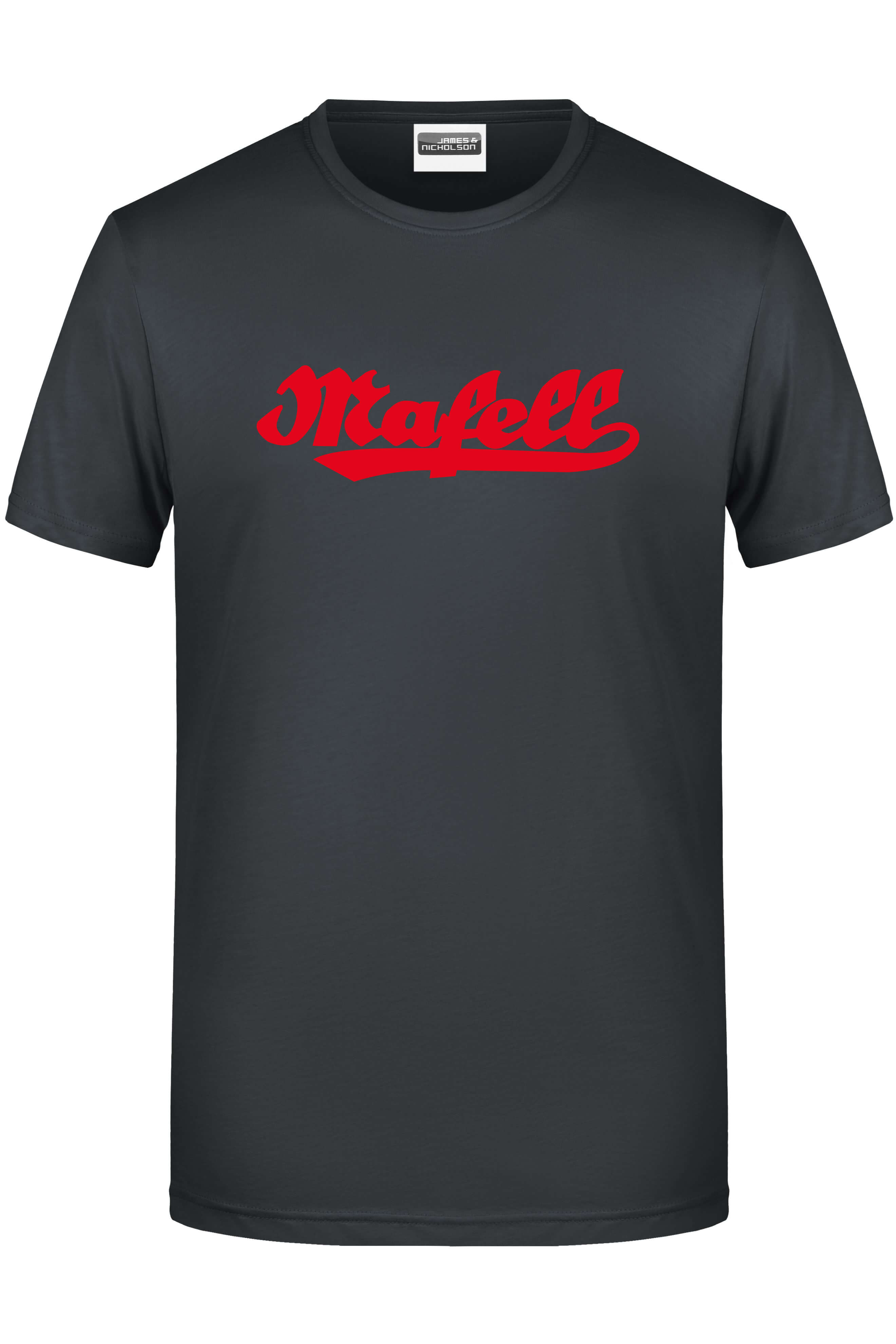 MAFELL Retro Logo Fanshirt Schwarz Front