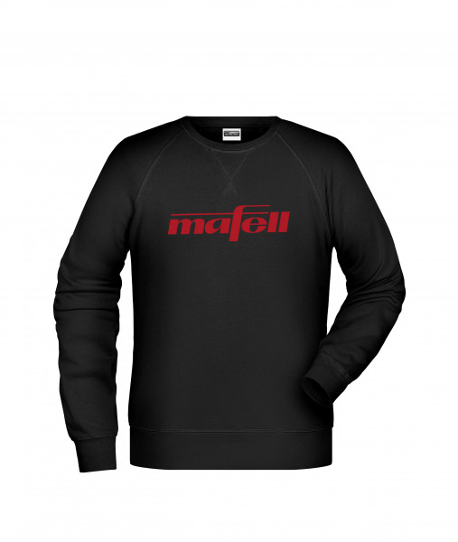 MAFELL Sweatshirt in Schwarz mit rotem Mafell Logo auf der Brust