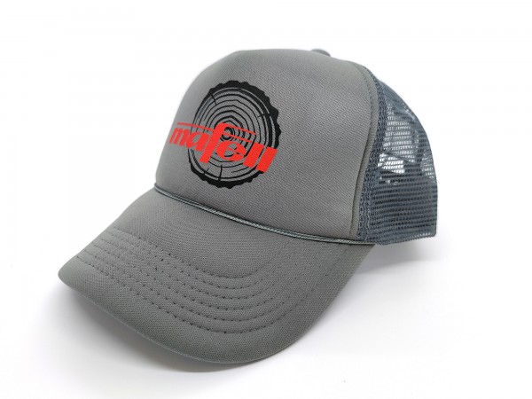 Graue MAFELL Fanshop Retro Trucker Cap mit Logo